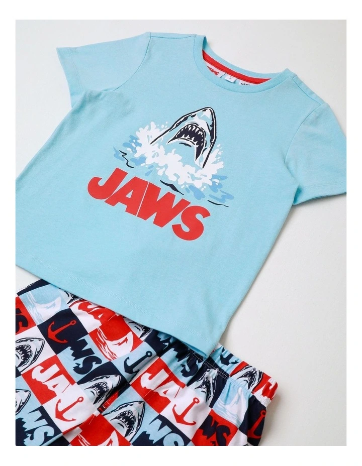 Jaws Ocean View Pyjama With A Pillowcase in Light Blue image 4