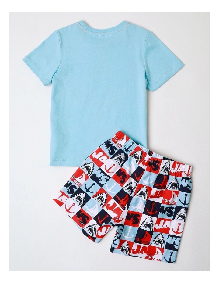 Jaws Ocean View Pyjama With A Pillowcase in Light Blue image 6