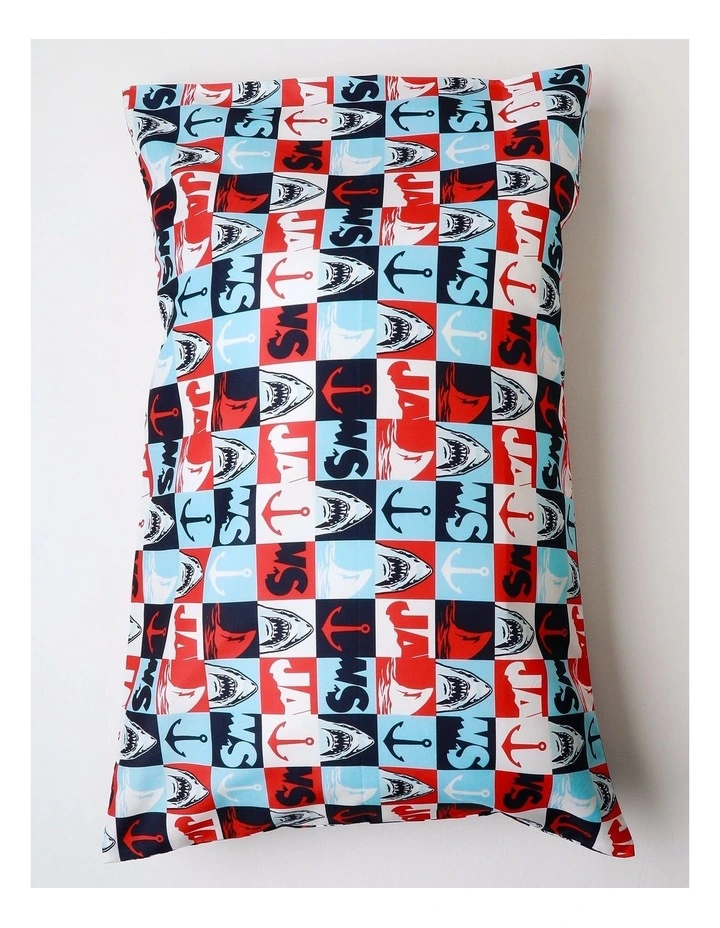 Jaws Ocean View Pyjama With A Pillowcase in Light Blue image 7