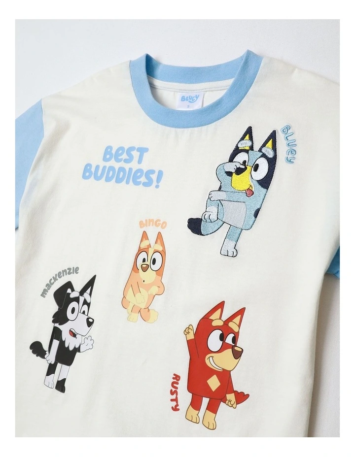 Bluey Friends T-Shirt & Shorts Set Multi image 2