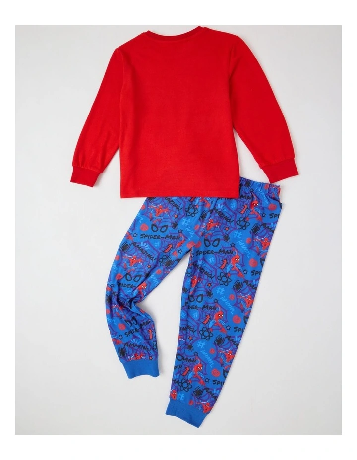Cosy Knit Pyjama With Socks in Red image 2