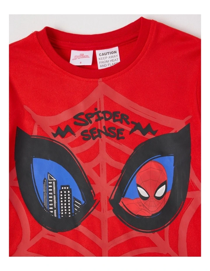 Cosy Knit Pyjama With Socks in Red image 3