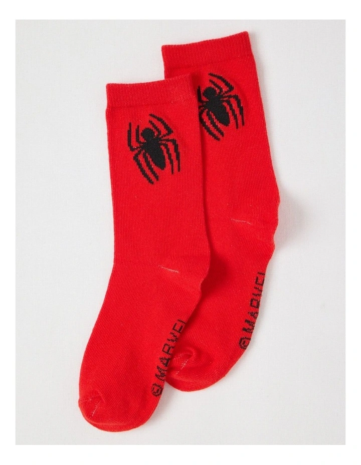 Cosy Knit Pyjama With Socks in Red image 6