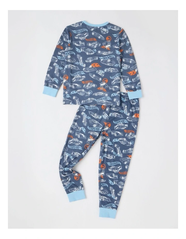 Cosy Knit Pyjama With Socks in Stonewash image 2