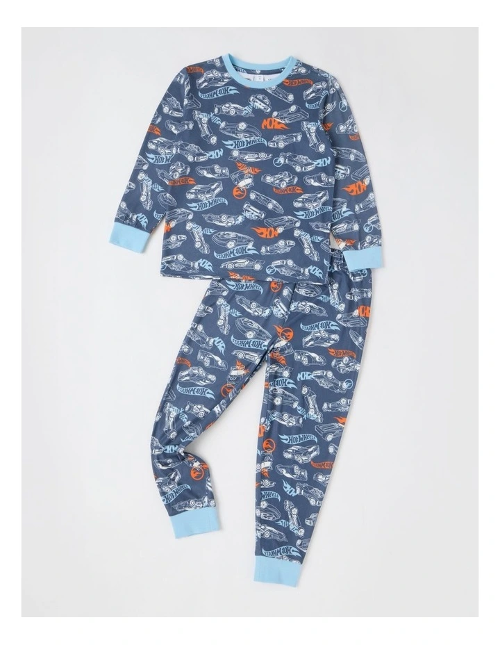 Cosy Knit Pyjama With Socks in Stonewash image 3