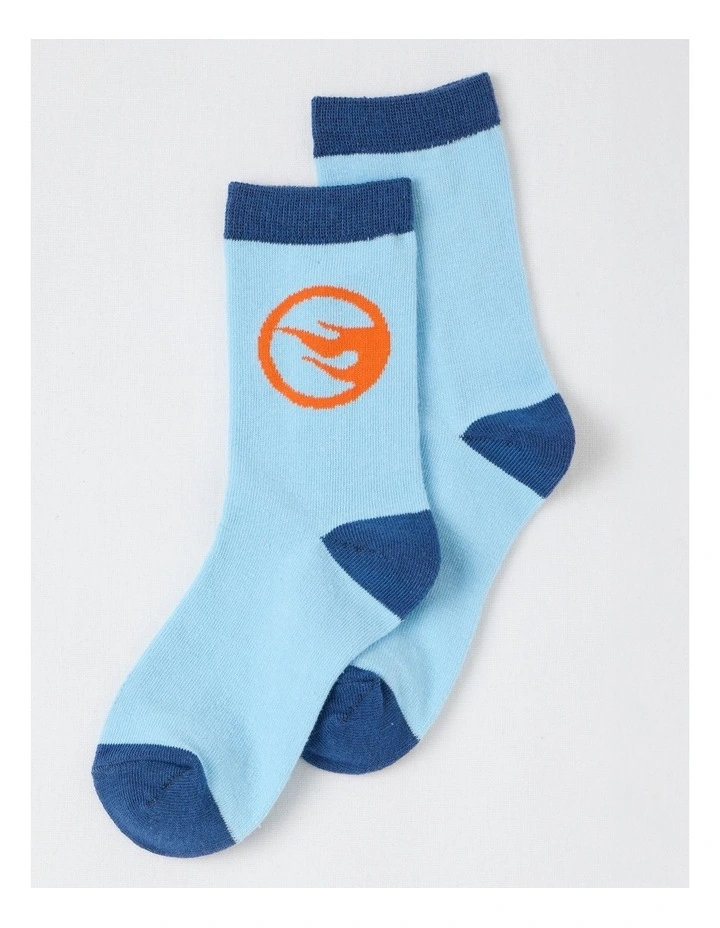 Cosy Knit Pyjama With Socks in Stonewash image 5