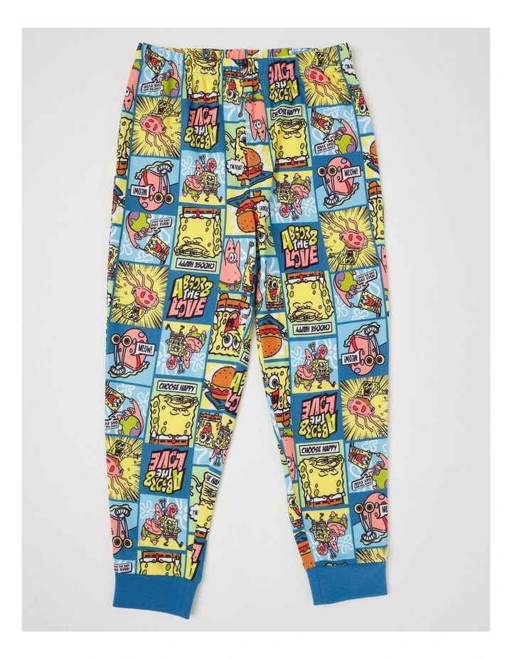 Spongebob Knit Pyjama With Socks in Multicolour image 5