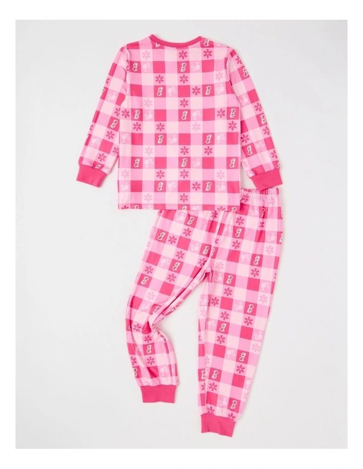 Barbie Cosy Knit Pyjama With Socks in Pink image 2