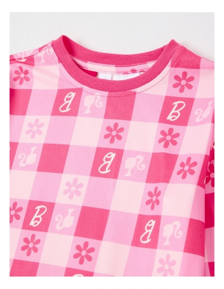 Barbie Cosy Knit Pyjama With Socks in Pink image 3