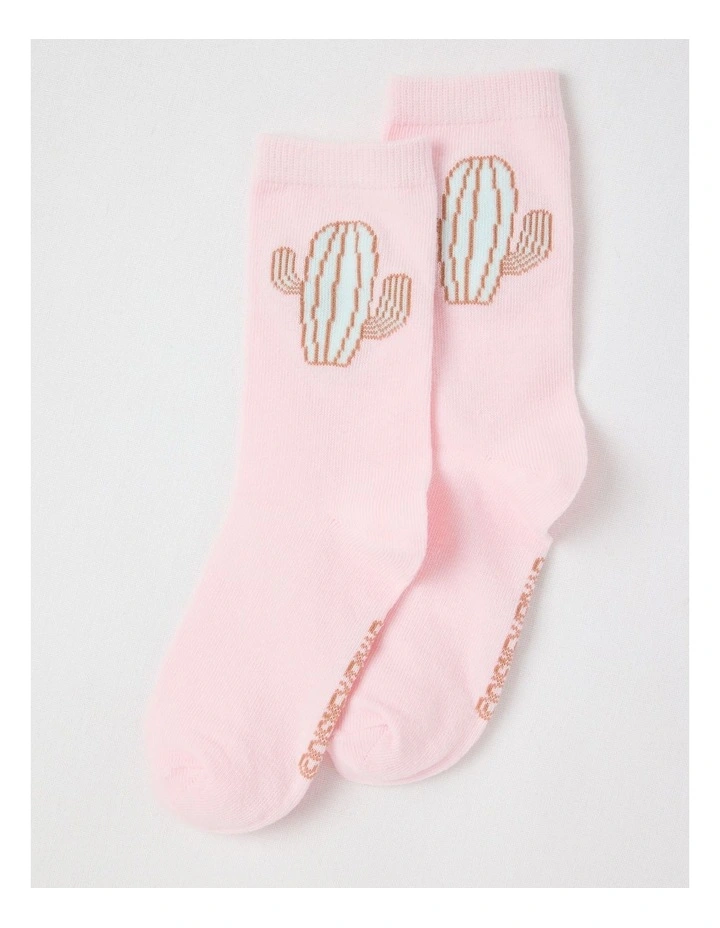 Jessie Cosy Knit Pyjama With Socks in Mulitcolour image 5