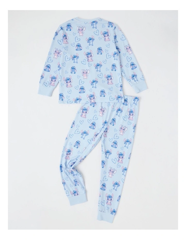 Cosy Knit Pyjama With Socks in Blue image 2