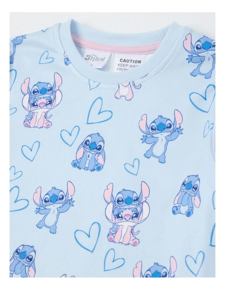 Cosy Knit Pyjama With Socks in Blue image 3