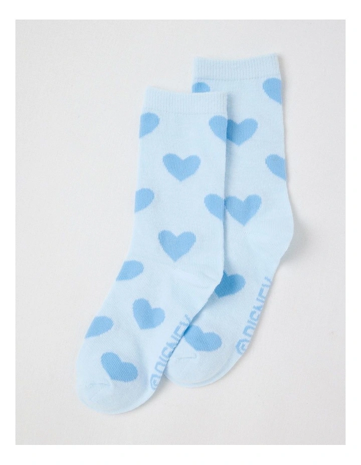 Cosy Knit Pyjama With Socks in Blue image 5