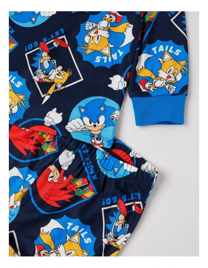 Cosy Knit Pyjama with Socks in Navy image 5