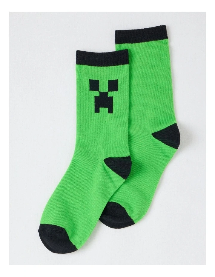 Cosy Knit Pyjama With Socks in Charcoal image 6