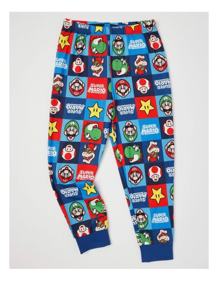 Mario Cosy Knit Pyjama With Socks in Multicolour image 6