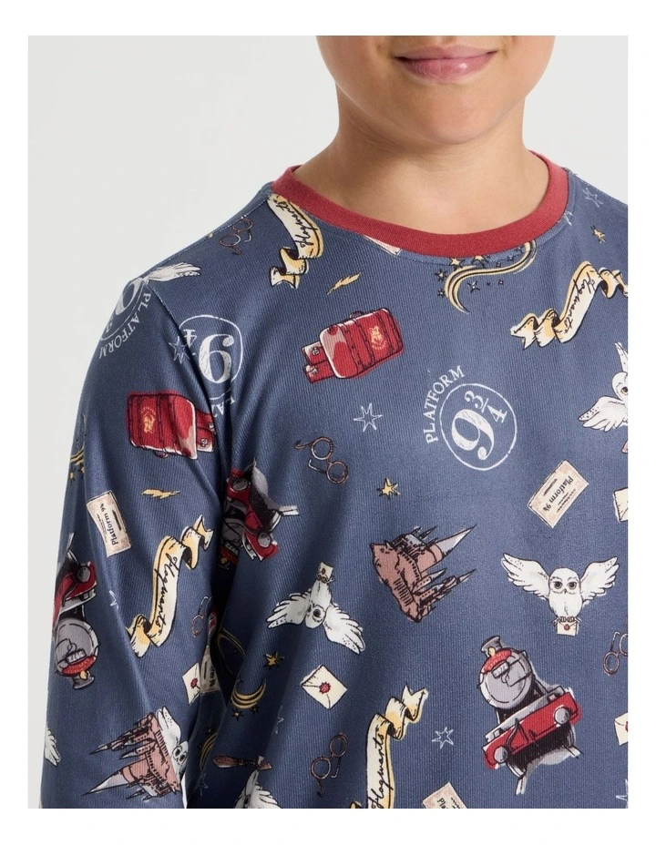 Cosy Knit Pyjama With Socks in Stonewash image 3