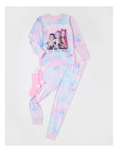 Knit Pyjama With Socks in Assorted