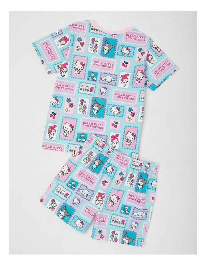 Hello Kitty Stamp Pyjama With A Pair Of Socks Multi image 3