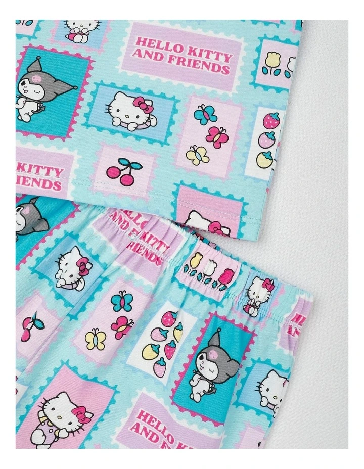 Hello Kitty Stamp Pyjama With A Pair Of Socks Multi image 4