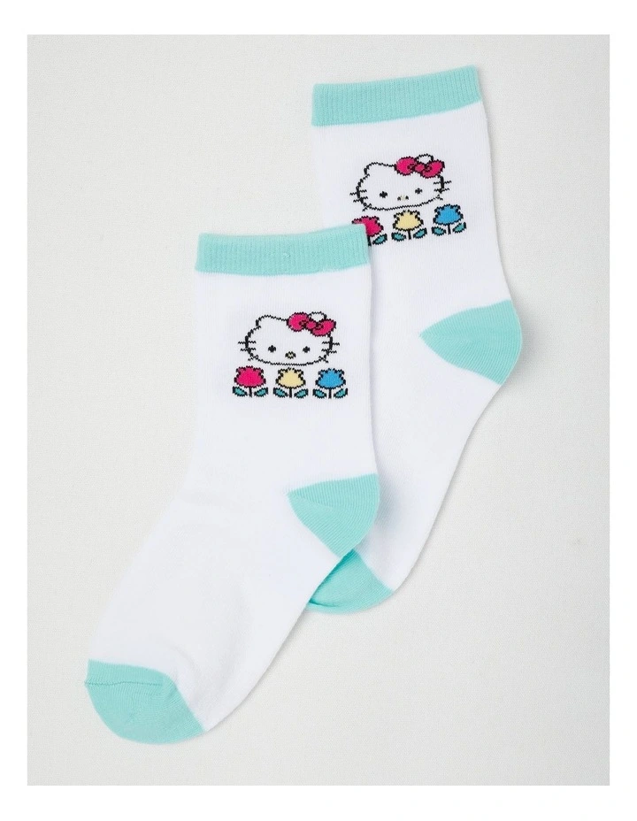 Hello Kitty Stamp Pyjama With A Pair Of Socks Multi image 6