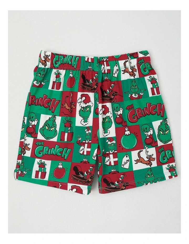 The Grinch Present Pyjama With A Santa Hat in Multi image 6