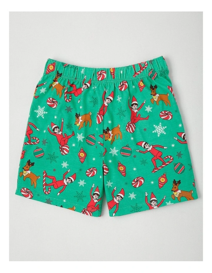 Elf On The Shelf Candy Pyjama With A Notepad in Green image 4