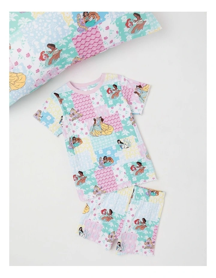 Disney Princess Patch Pyjamas With A Pillowcase in Assorted image 1