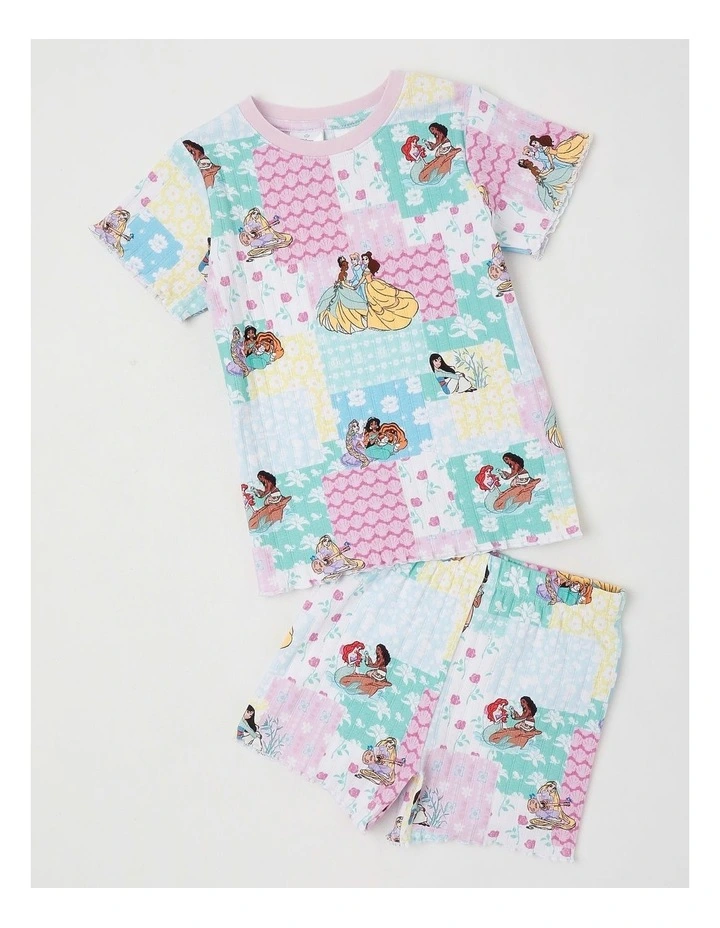 Disney Princess Patch Pyjamas With A Pillowcase in Assorted image 3