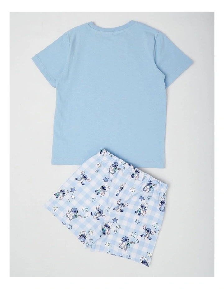 Stitch Pyjamas With A Pillowcase Light Blue image 3