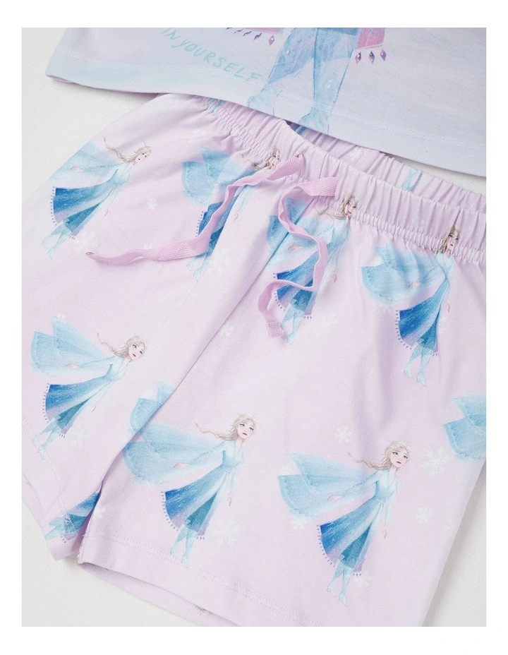 Frozen Snowflakes Pyjamas With A Pillowcase Lilac image 4