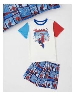 Spiderman Comic Pyjamas with A Pillowcase in Assorted