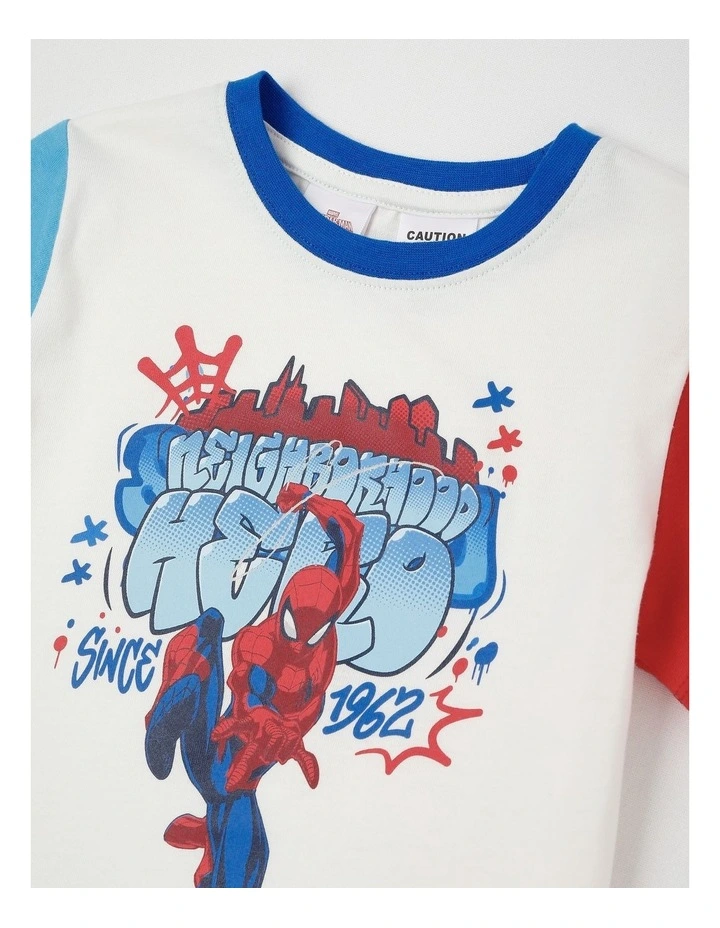 Spiderman Comic Pyjamas with A Pillowcase in Assorted image 3