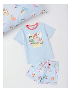 Bluey Pavlova Pyjamas With A Pillowcase Assorted