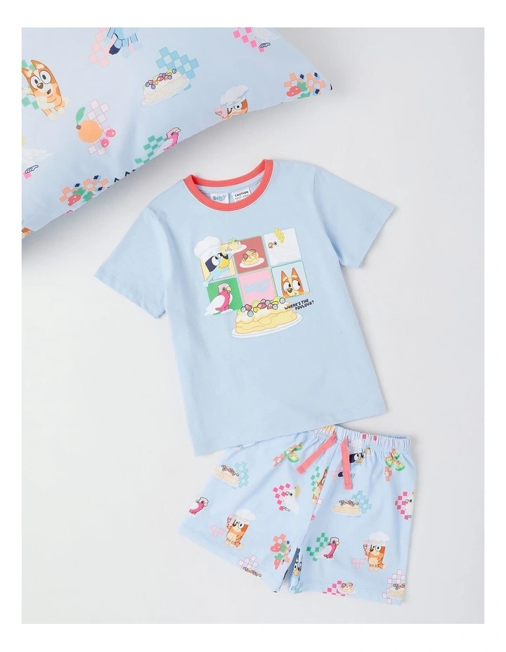 Bluey Pavlova Pyjamas With A Pillowcase Assorted image 1