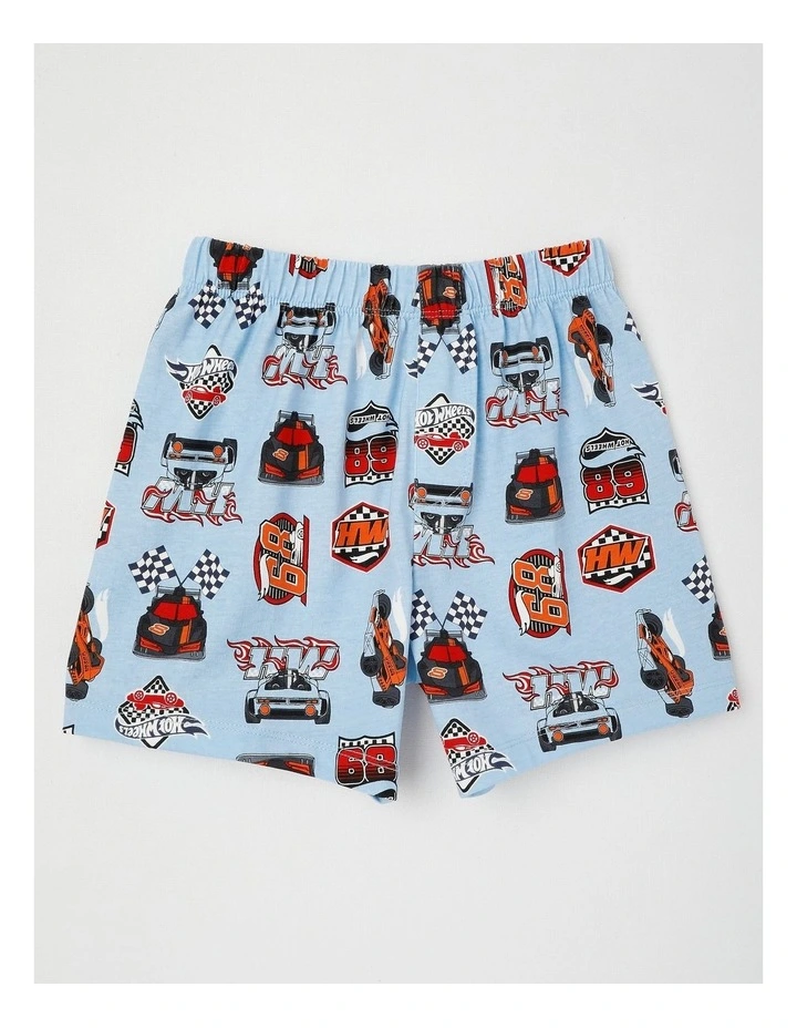 Hot Wheels Racetrack Pyjamas With A Pillowcase in Baby Blue image 6
