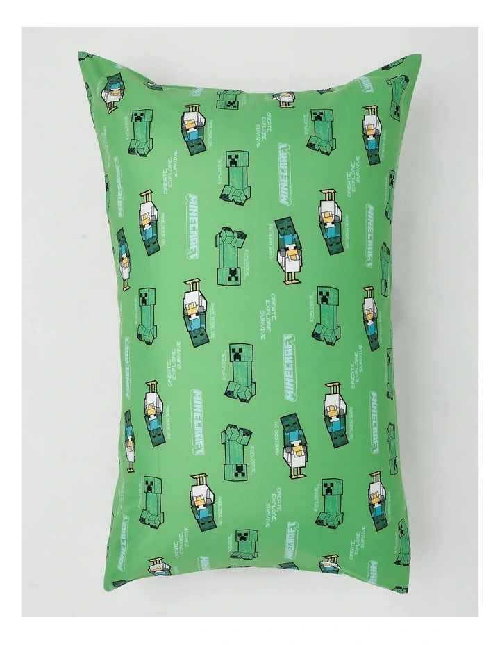 Minecraft Chicken Pyjamas With A Pillowcase in Aqua image 5