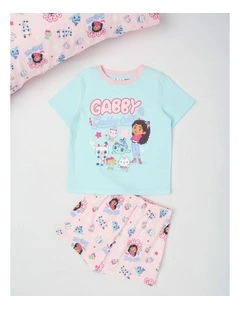 Gabby's Dollhouse Cats Pyjamas With A Pillowcase in Purple