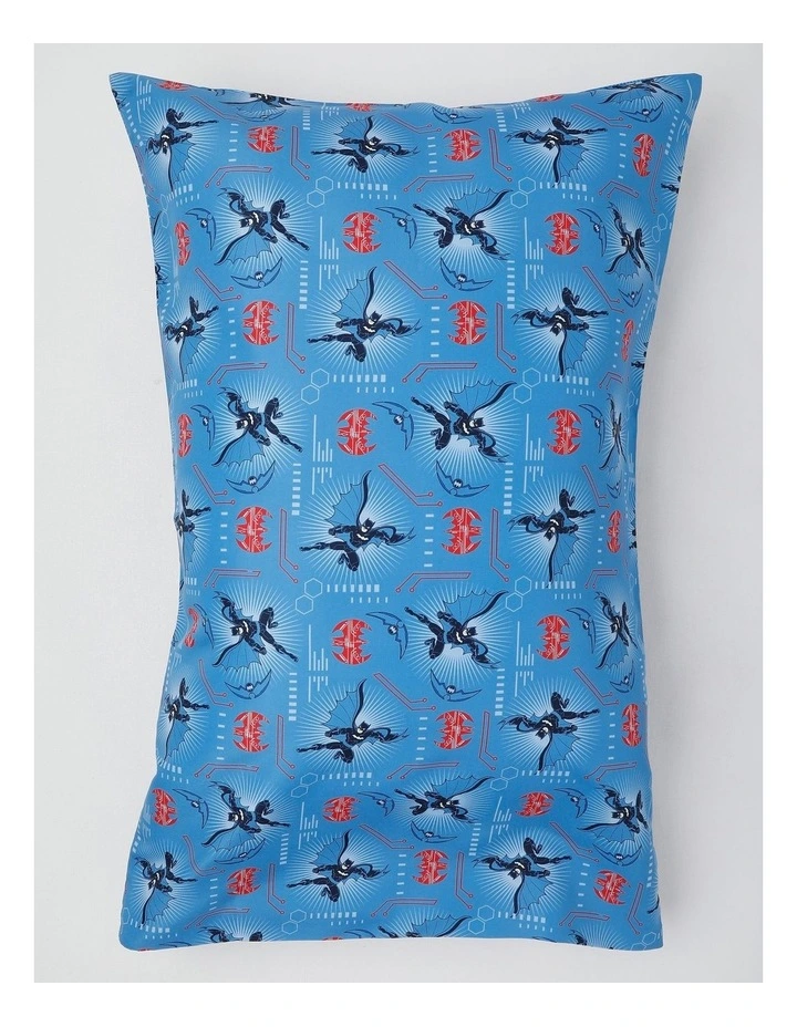Batman City Pyjamas With A Pillowcase in Baby Blue image 5