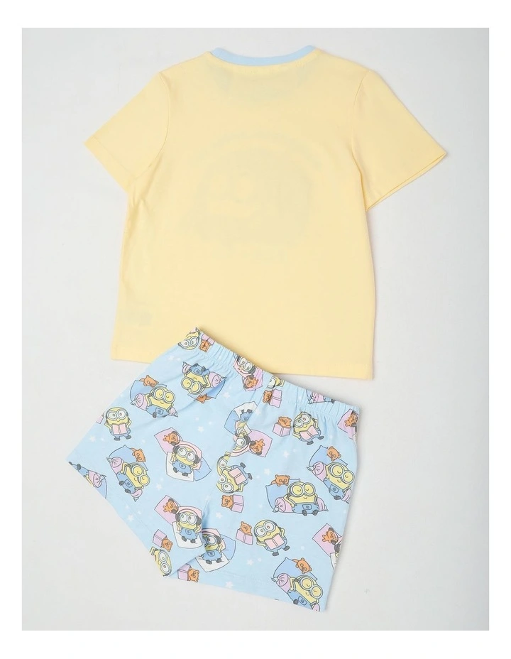 Minions Teddy Pyjamas With A Pillowcase in Lemon image 3
