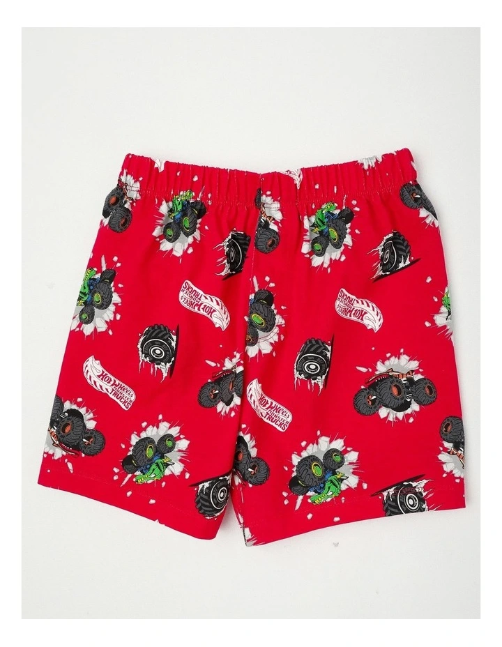 Hot Wheels Monster Truck Pyjamas With A Pillowcase Red image 5