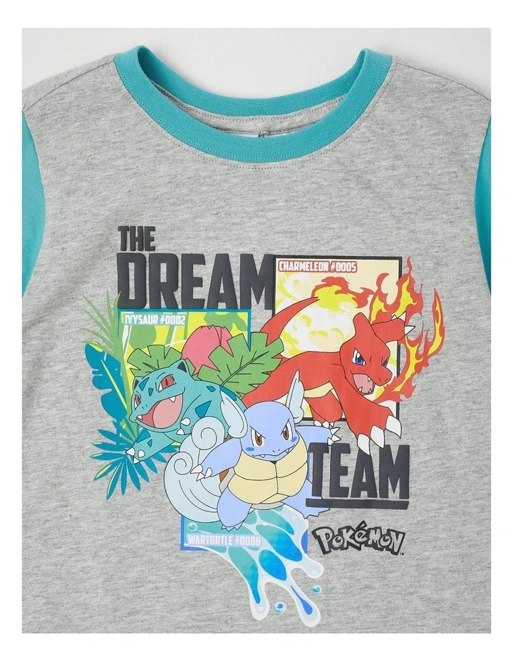 Pokemon Dream Team Pyjamas Grey Marle With A Pair Of Socks image 2