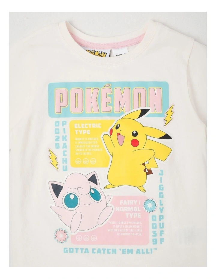 Pokemon Jigglypuff Pyjamas Light Pink With A Pair Of Socks image 2