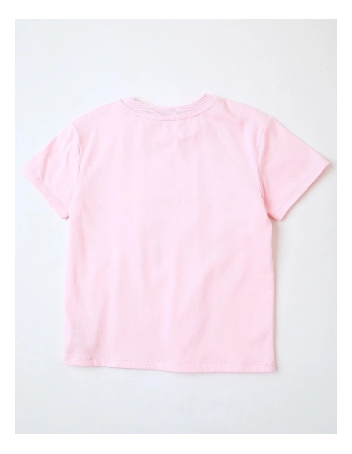 Sleigh Bauble Christmas T-Shirt in Pink image 3