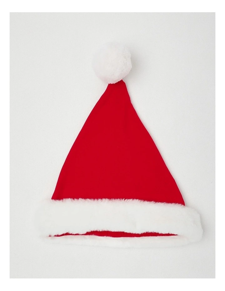 Myer Giftorium Santa Tee & Hat T-Shirt in Red image 4