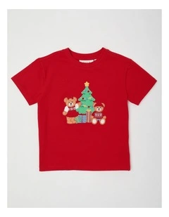 Myer Giftorium Charity Bear T-Shirt in Red