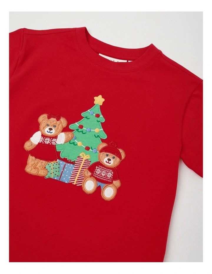 Myer Giftorium Charity Bear T-Shirt in Red image 2