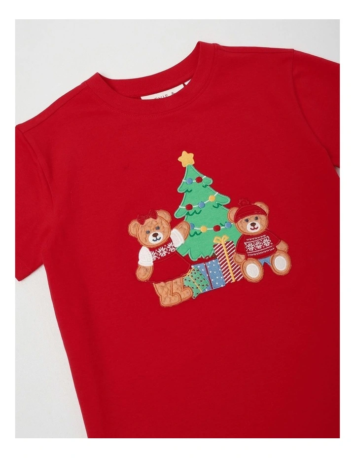 Myer Giftorium Charity Bear T-Shirt in Red image 4