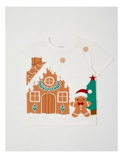 Myer Giftorium Gingerbread T-Shirt in White