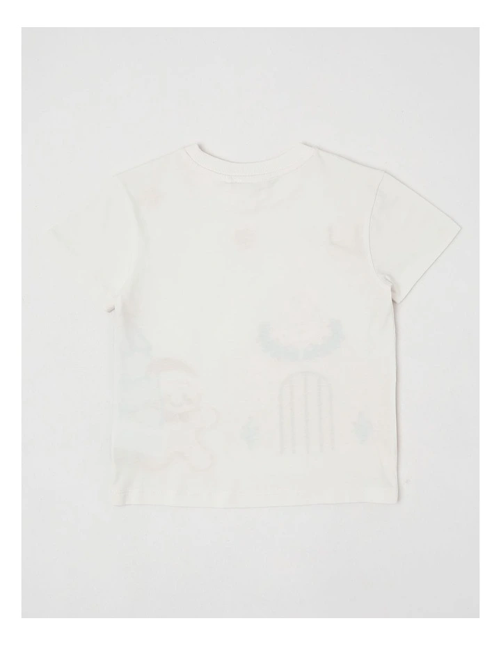 Myer Giftorium Gingerbread T-Shirt in White image 3